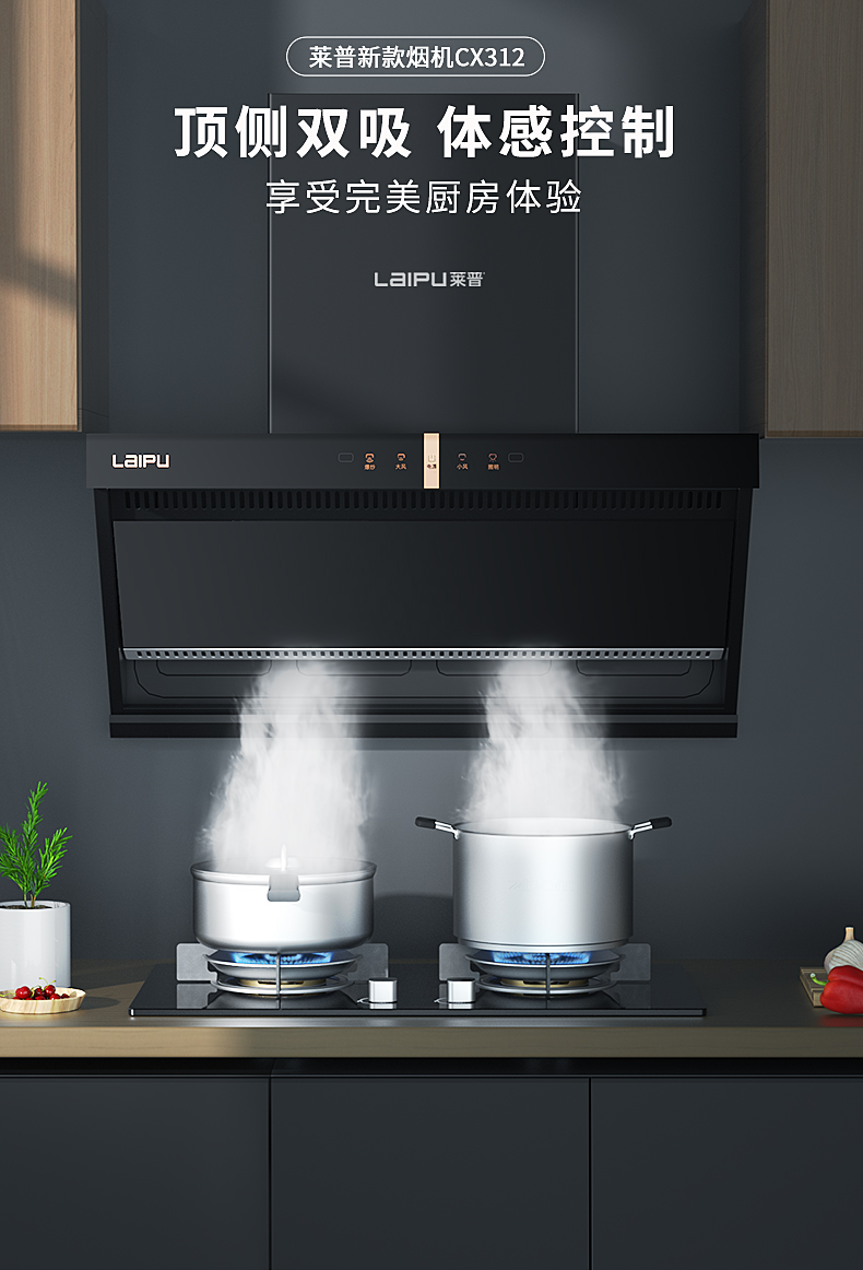 一台莱普油烟机，带你解锁美好厨房生活！
