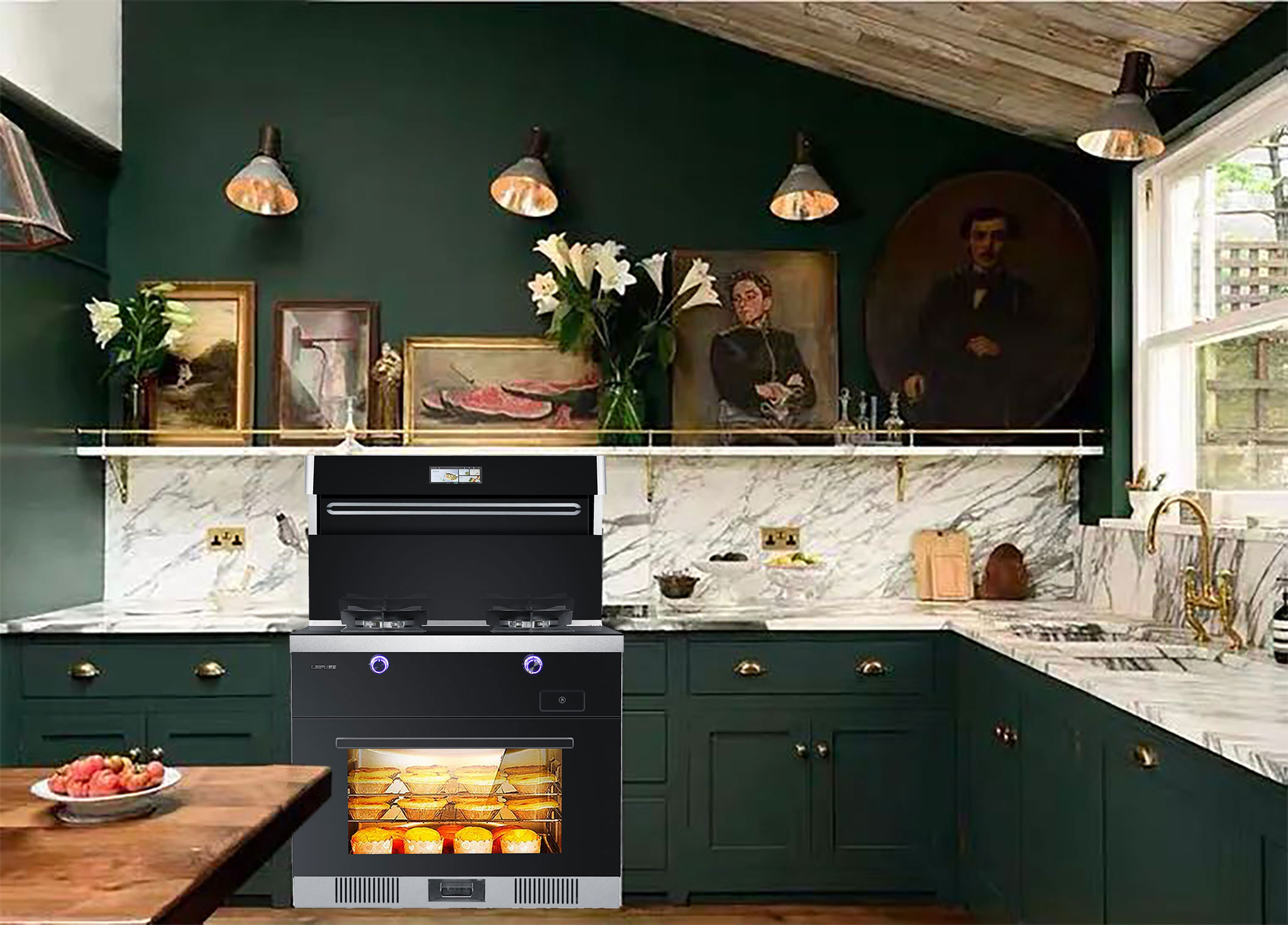 厨房装修风格迥异，莱普集成灶带你领略生活美学！