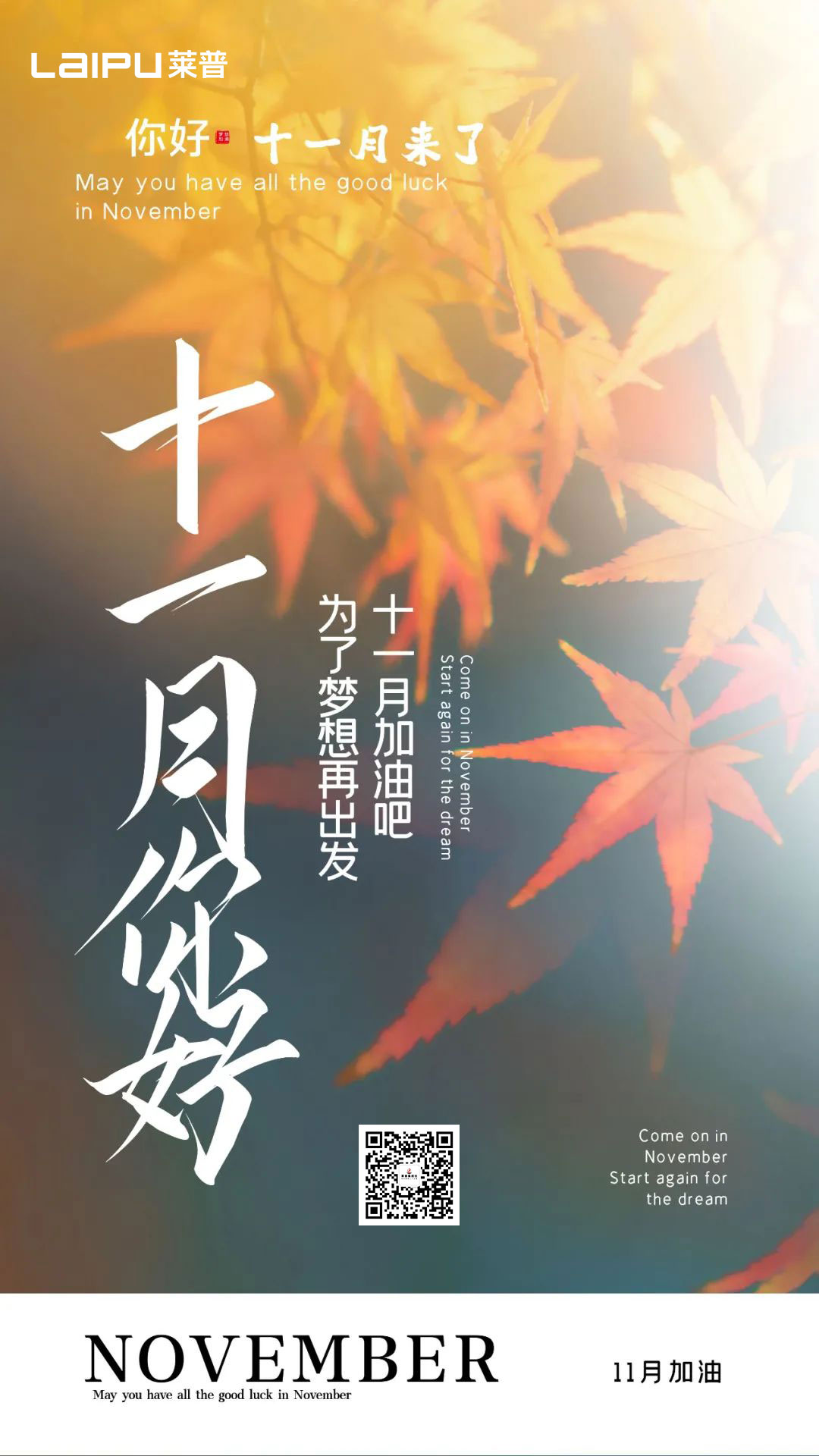 再见10月，你好11月！