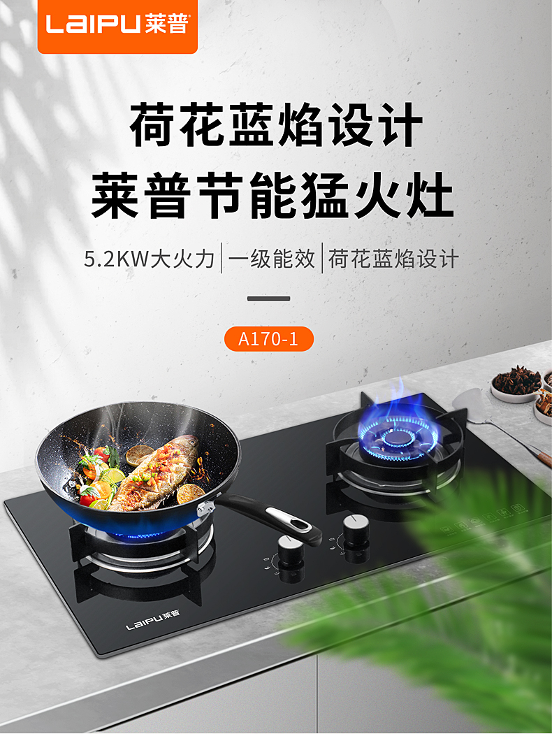 莱普燃气灶，与你一起创“灶”美食！