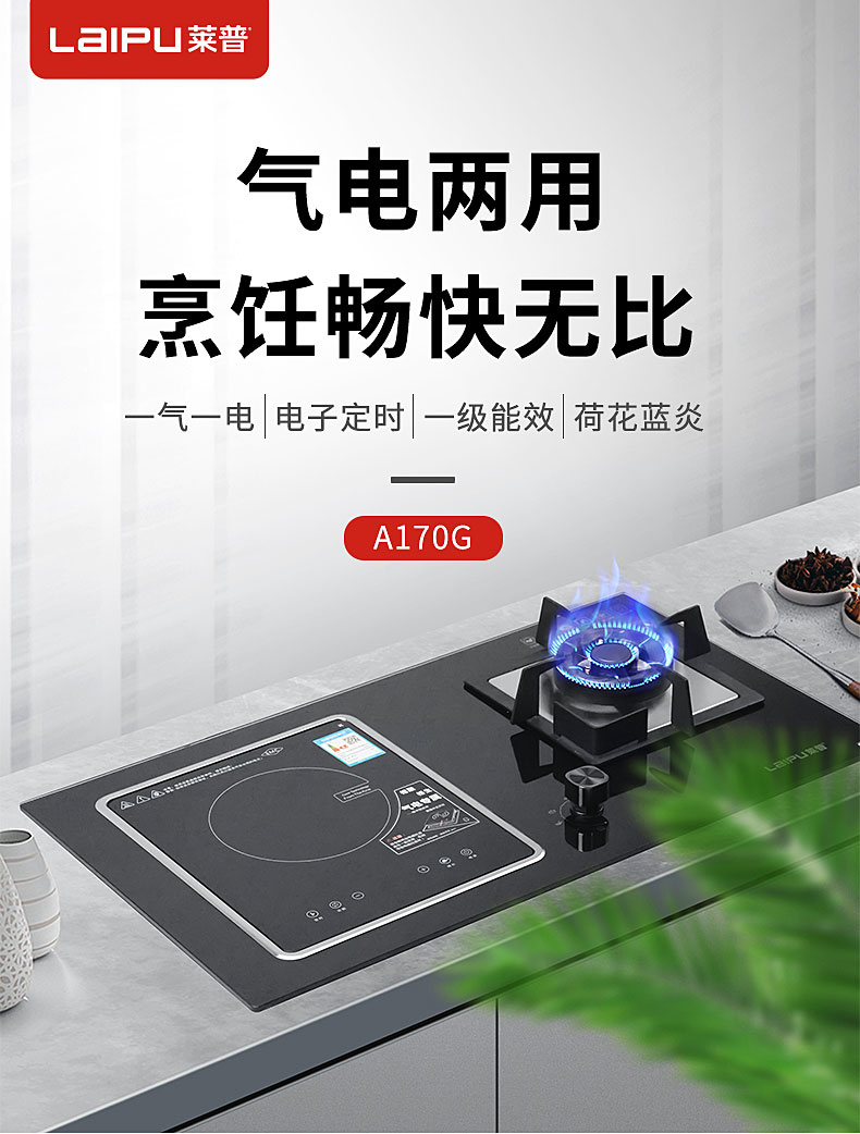 莱普气电两用灶，全方位满足烹饪需求！