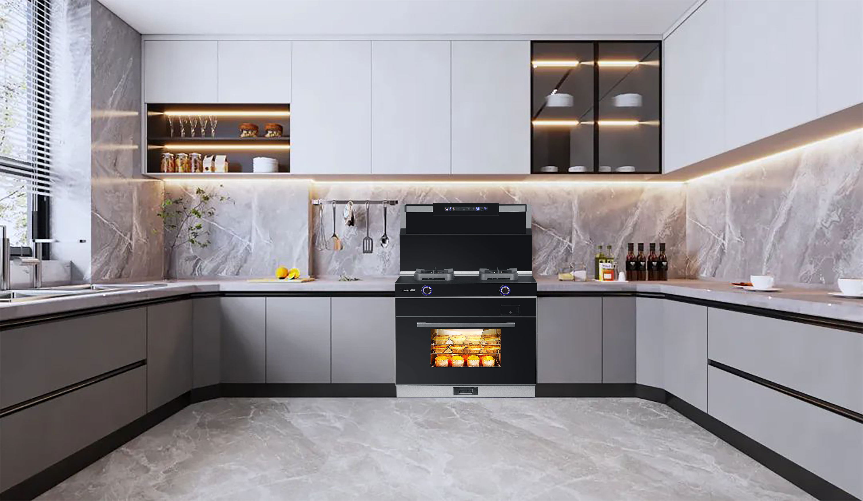 莱普集成灶点靓你的厨房，不负好“食”光！